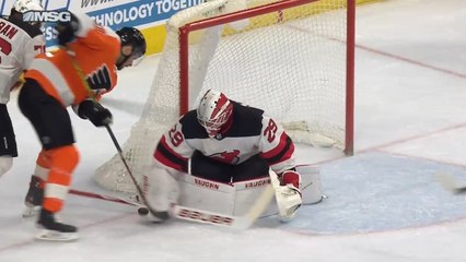 Mackenzie Blackwood's fourth NHL shutout