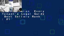 Full version  Every Tenant's Legal Guide  Best Sellers Rank : #1