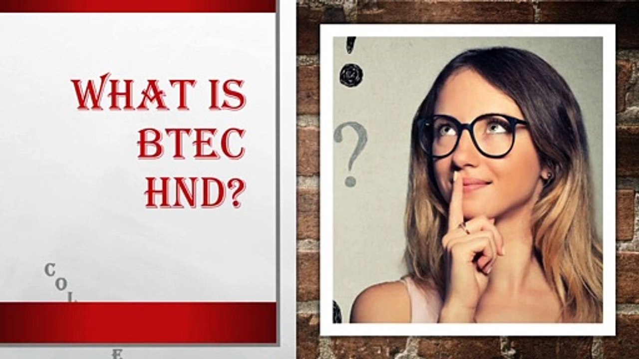 What is BTEC HND