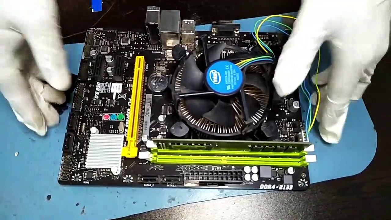Assemble #Desktop CPU Step by Step At Home - How to Assemble a Basic Desktop PC Computer To install