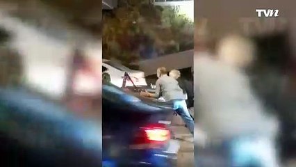 Al Potrillo se le paró su lujoso auto a media cita con su novia Ana Paula