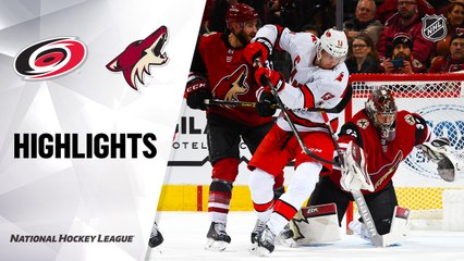 NHL Highlights | Hurricanes @ Coyotes 2/06/20