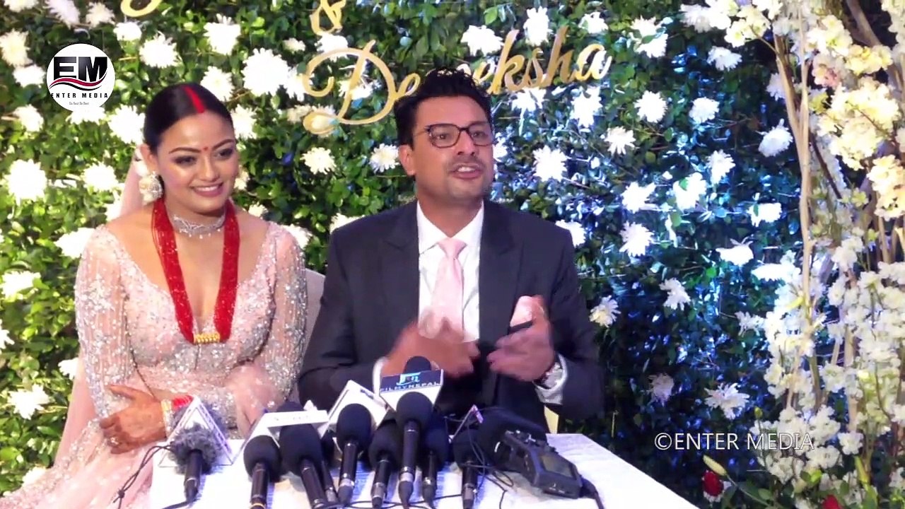 Reecha Sharma after reception