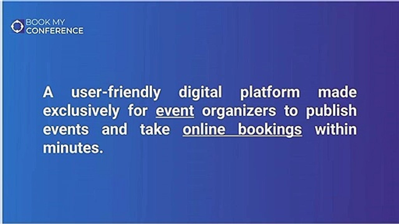Why Book My Conference-event booking pune
