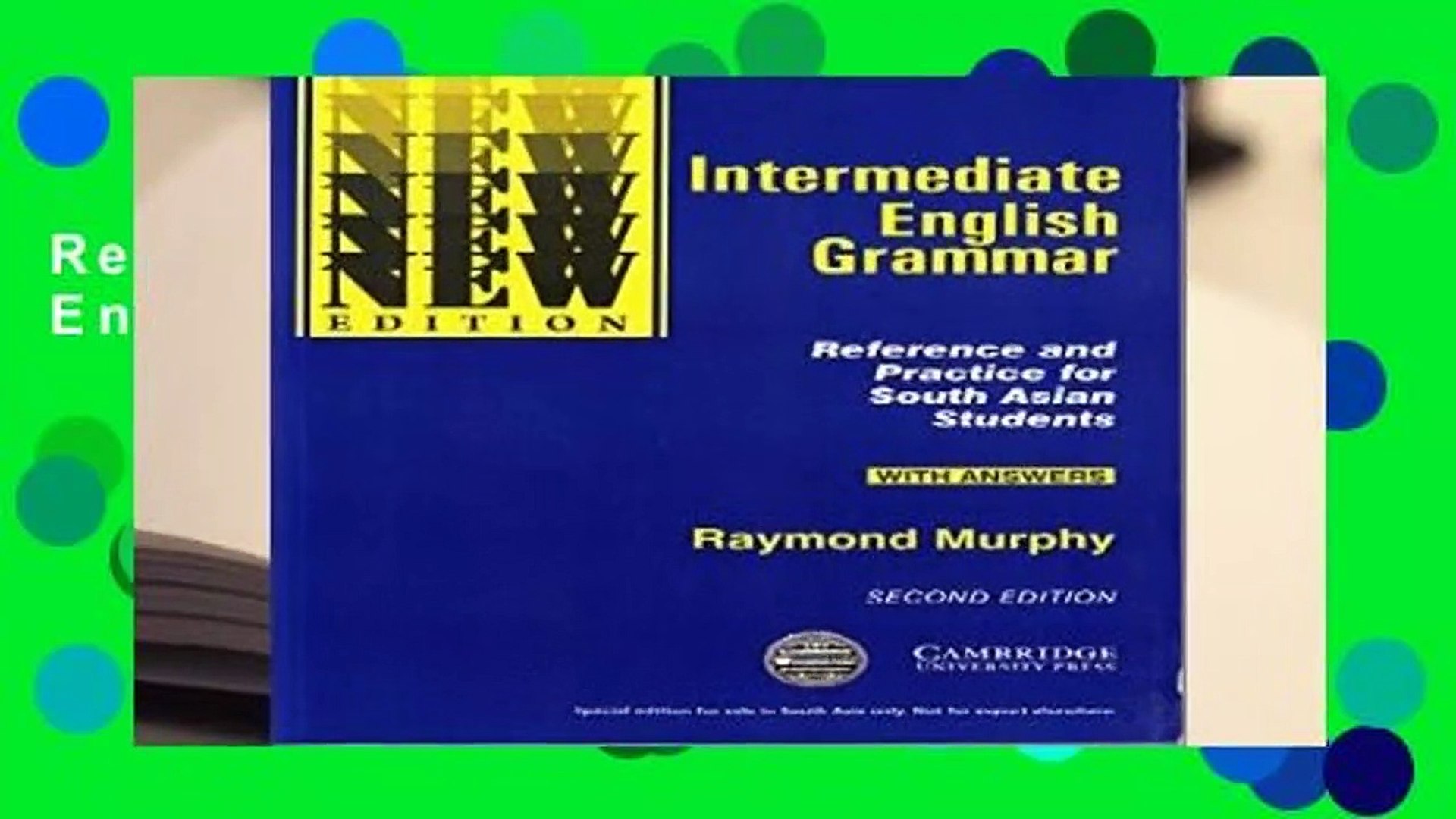 Review  Intermediate English Grammar - Murphy