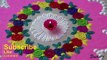 Awesome creative pink color rose rangoli design in 2 min easy quick  simple method