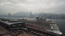 Hong Kong: World Dream cruise ship remains quarantined after 8 former passengers tested positive for coronavirus