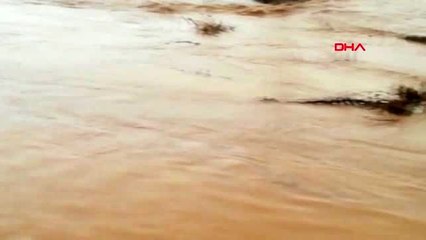 Kayseri'nin yahyalı ilçesinde şiddetli yağmur sele neden oldu-2