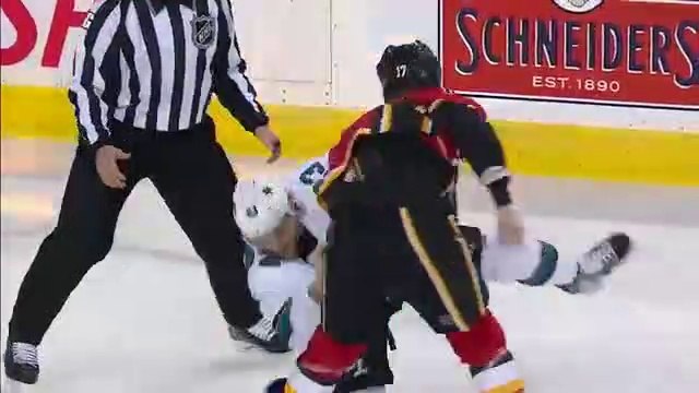Milan Lucic Knocks Down Evander Kane, Barclay Goodrow Steps In For Fight
