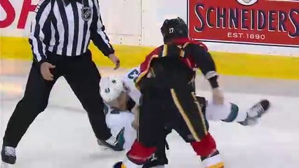 Milan Lucic Knocks Down Evander Kane, Barclay Goodrow Steps In For Fight