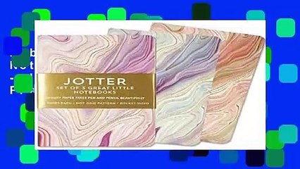 Library  Agate Jotter Notebooks (Set of 3) - Inc Peter Pauper Press