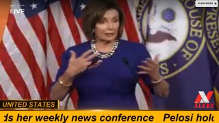 Pelosi holds her weekly news conference -- UNITED STATES