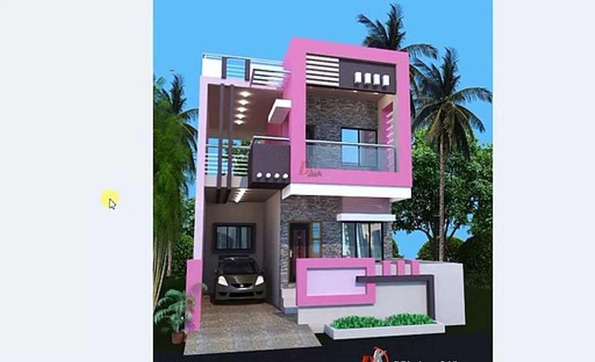 25X50 ft LATEST HOUSE ELEVATIONS AND PLAN
