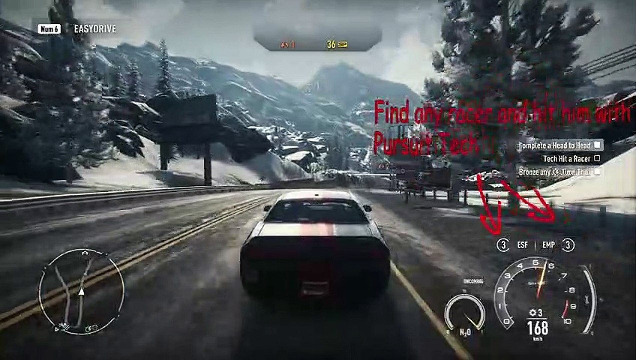 How to hit a Racer with Pursuit Tech in Need For Speed Rivals