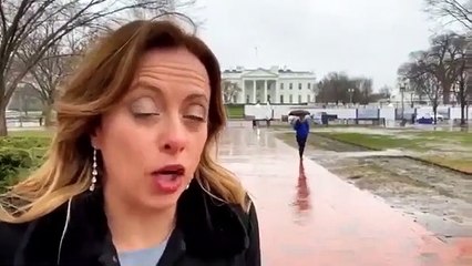 Meloni - Un deciso discorso in difesa dell-identità da parte del Presidente Trum)