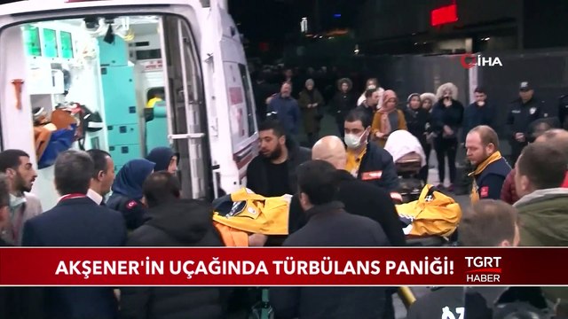 Akşener'in Uçağında Türbülans Paniği