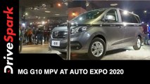 MG G10 MPV at Auto Expo 2020 | MG G10 MPV  First Look, Features & More