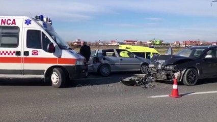 Ora News - Aksident në Elbasan e Lezhë, 5 të plagosur jashtë rrezikut për jetën