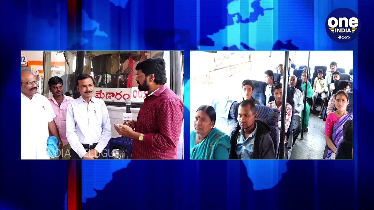 Medaram Jatara: Devotees Felt Happy With TSRTC Special Buses