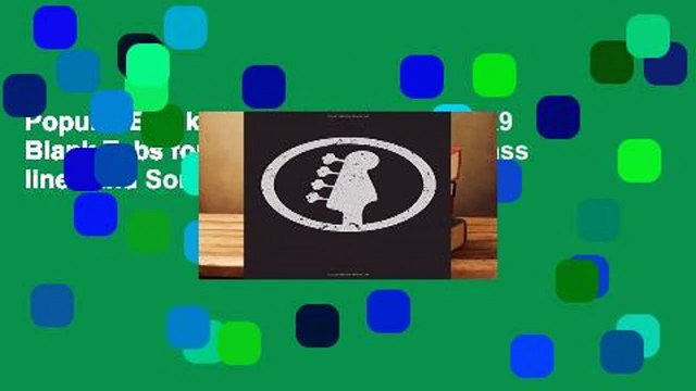 Popular Blank Bass Tab Notebook: 6X9 Blank Tabs for Bass Guitar to write Bass lines and Song Ideas