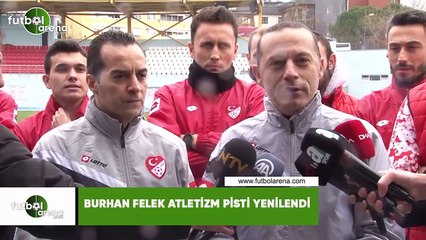 Burhan Felek Atletizm pisti yenilendi