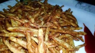 kurkure Aloo Fry-Crispy Potato Fry-Easy Aloo Fry (COOKING WITH HADIQA)