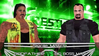 WWF No Mercy 2.0 Mod Matches The Godfather vs Big Bossman
