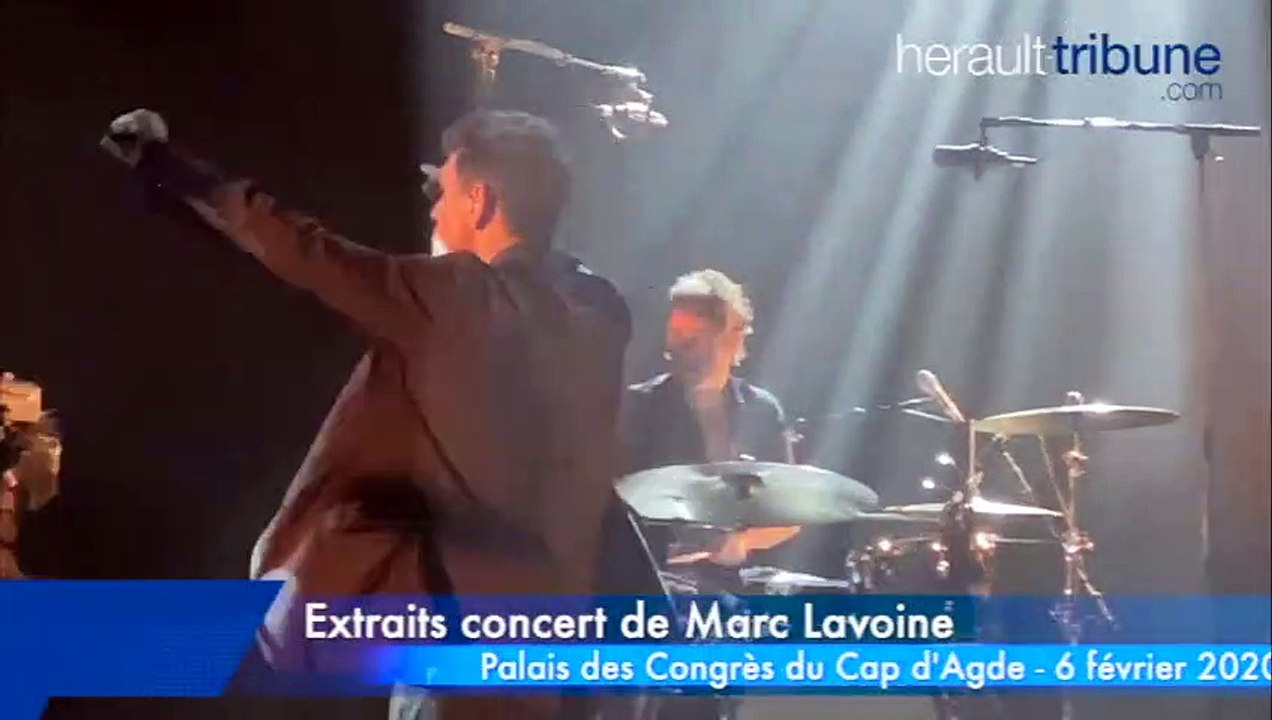 LE CAP D'AGDE - Le fabuleux concert de Marc Lavoine au Palais des Congrès