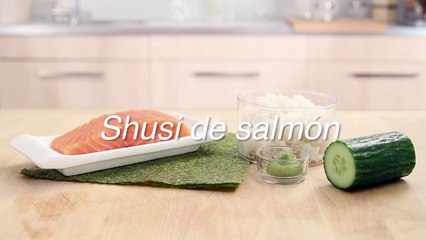 Receta de sushi de salmón
