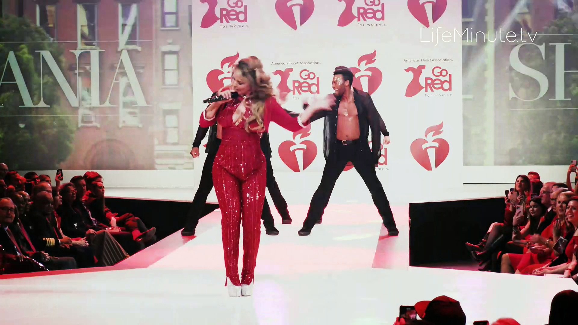 Meghan Trainor, Shania Twain & More At Red Dress Collection 2020