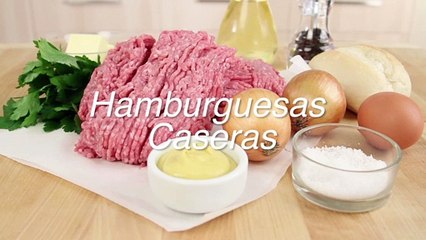 Receta de hamburguesas caseras