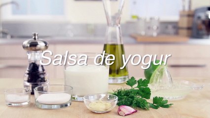 Receta de salsa de yogur