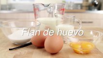 Receta de flan de huevo