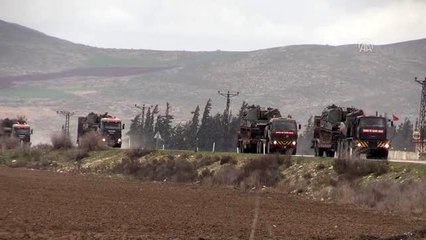 İdlib'deki gözlem noktalarına obüs takviyesi yapıldı -Çocukların bayraklı uğurlaması - HATAY