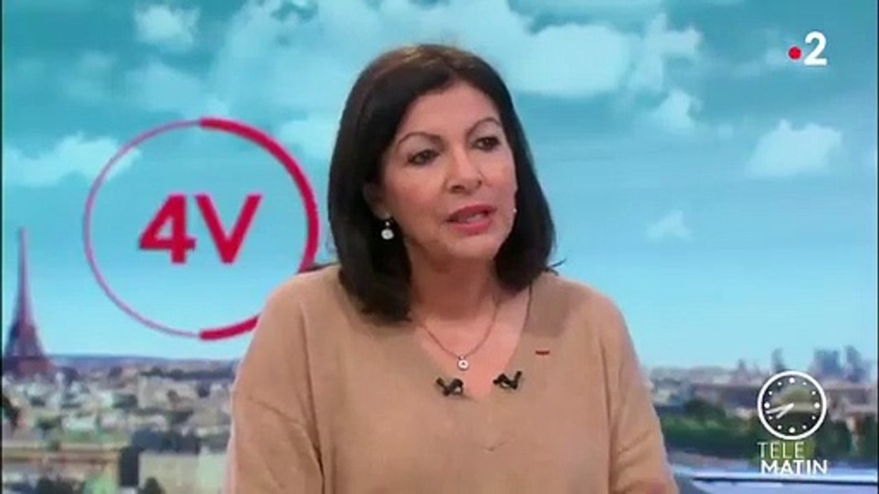 La maire Anne Hidalgo explique - très sérieusement - que la circulation a baissé à Paris et qu'il n'y a pas plus de bouchons qu'avant - VIDEO