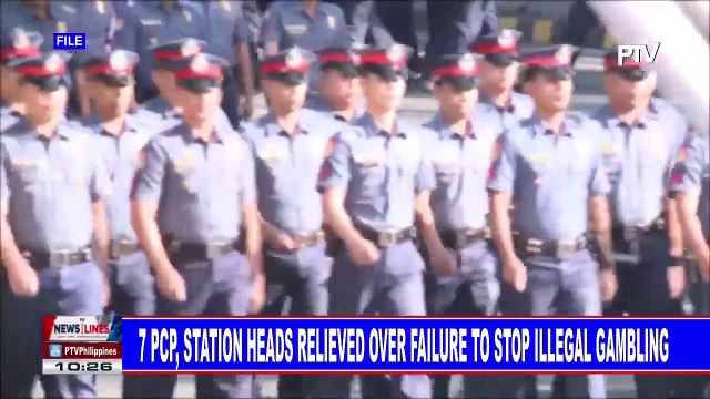 7 PCP, station heads relieved over failure to stop illegal gambling