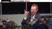 Sanremo 2020, Amadeus parla al telefono con Roberto Benigni in Conferenza Stampa | Notizie.it