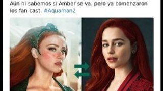 Aquaman 2: ¿adiós Amber Heard, hola Emilia Clarke?