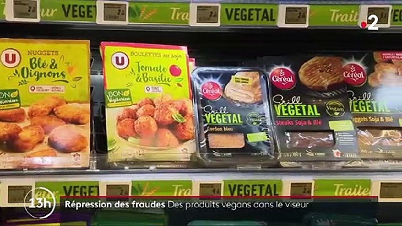 Répression des fraudes : des produits végans sous surveillance