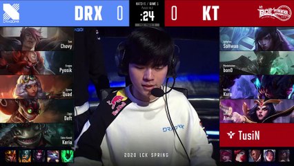 DRX vs KT Highlights ALL GAMES   LCK Spring 2020 W1D3