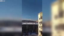 2 nuages en cercles dans le ciel en Russie !