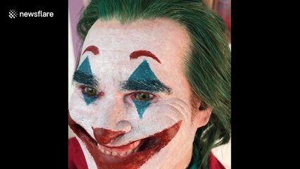 Have a laugh like this terrifying Joker silicone sculpture