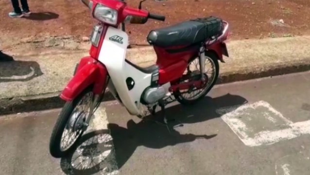 Batida entre motos no Bairro Brasília deixa um ferido