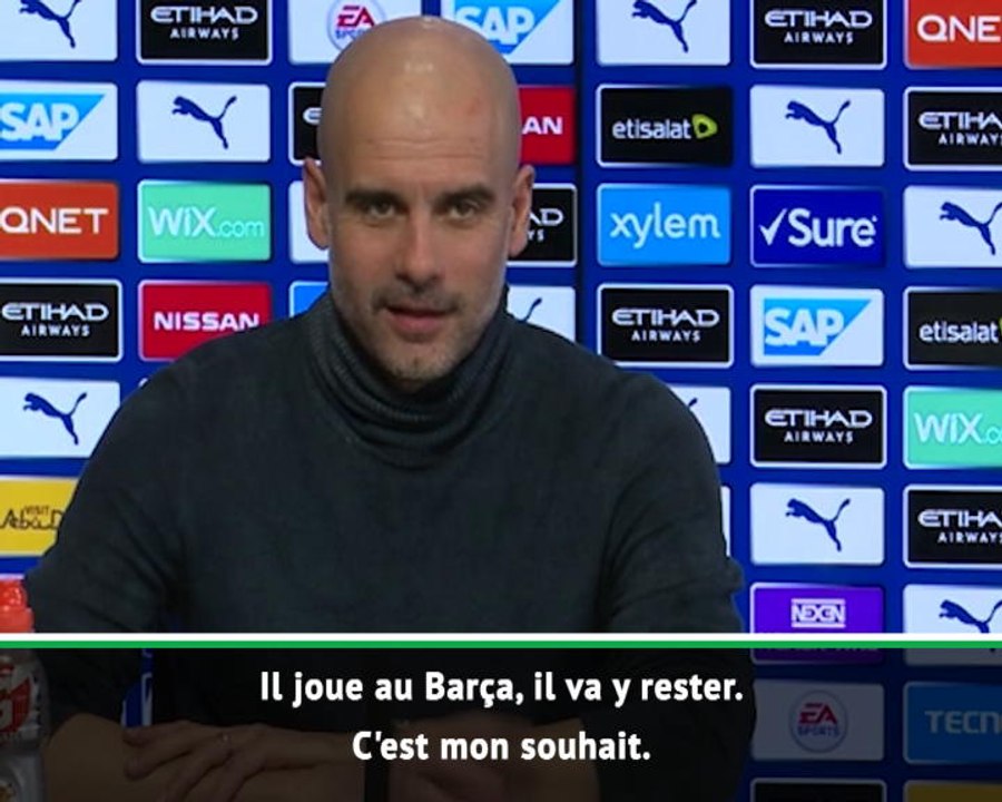 Transferts - Guardiola veut voir Messi ''finir au Barça''