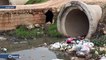 انتشار مستنقعات الصرف الصحي يهدد حياة قاطني مخيم سرمدا بإدلب