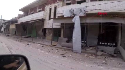 Suriye'de rejim uçaklarının bombardımanı beyaz baretliler'in kamerasında