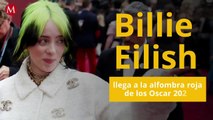 Billie Eilish llega a la alfombra roja de los Oscar 2020