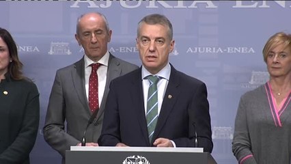 Urkullu adelanta las elecciones vascas al día 5 de abril