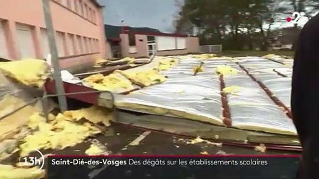 Saint-Dié-des-Vosges : des établissements scolaires endommagés par la tempête Ciara