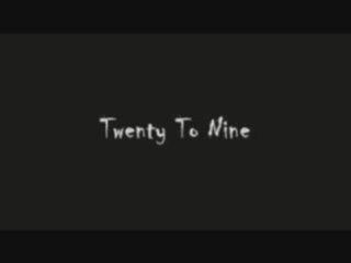 Twenty to nine